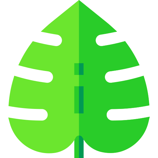 Leaf Basic Straight Flat icon