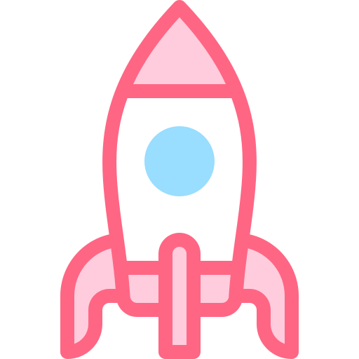 로켓 Detailed color Lineal color icon