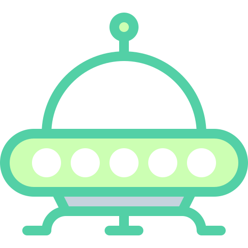 Ufo Detailed color Lineal color icon