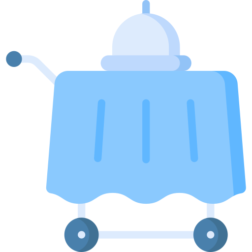 Food trolley Special Flat icon
