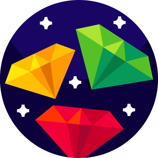 diamant Geometric Flat Circular Flat icoon