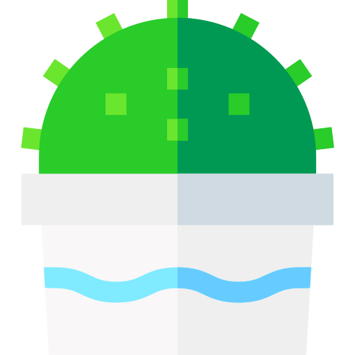 Cactus Basic Straight Flat icon