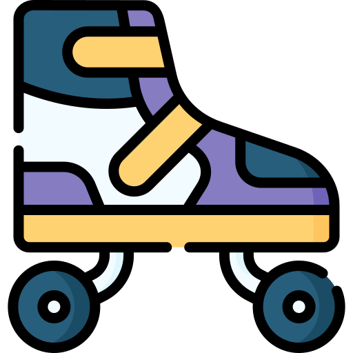 Rollerskate Special Lineal color icon