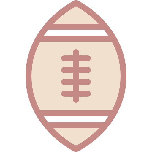 Rugby Detailed color Lineal color icon