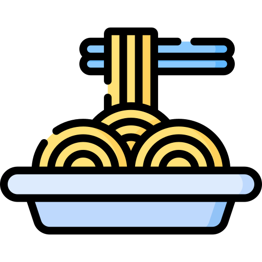 pasta Special Lineal color icono