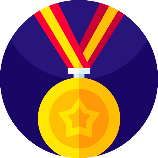 medaille Geometric Flat Circular Flat icon