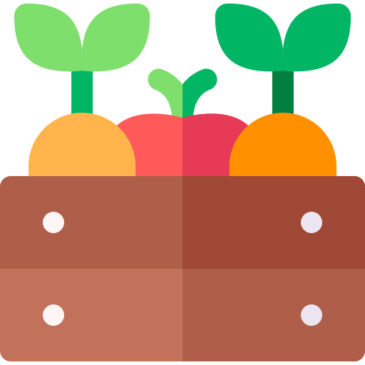 verduras Basic Rounded Flat icono