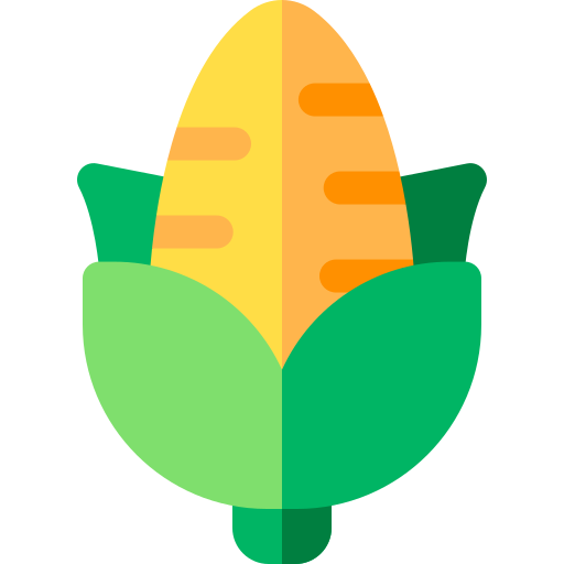 maíz Basic Rounded Flat icono