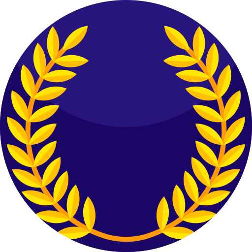 Laurel wreath Geometric Flat Circular Flat icon