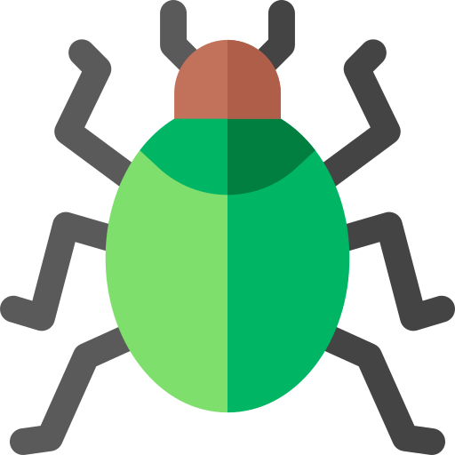 Bug Basic Rounded Flat icon