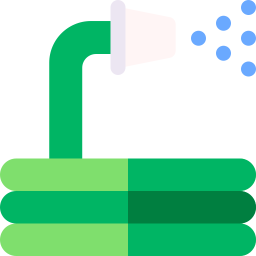 Water hose Basic Rounded Flat icon
