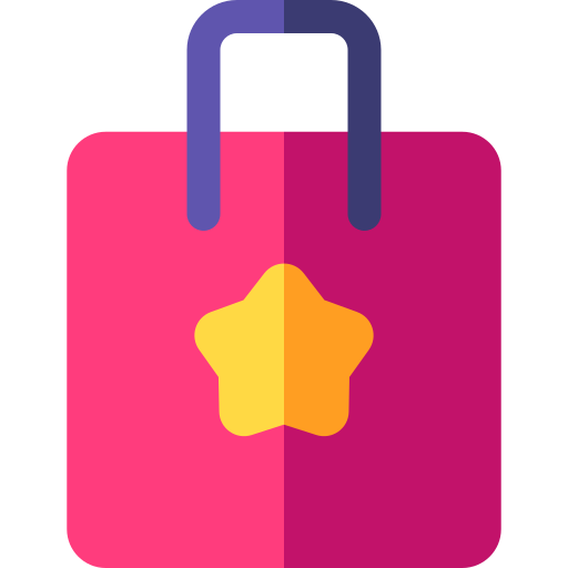 einkaufstasche Basic Rounded Flat icon