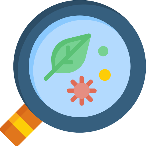 Magnifying glass Special Flat icon