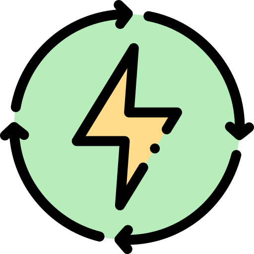 再生可能エネルギー Detailed Rounded Lineal color icon
