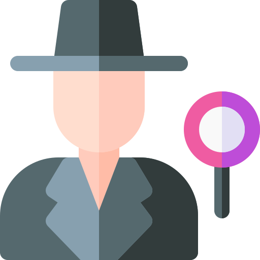 Detective Basic Rounded Flat icon