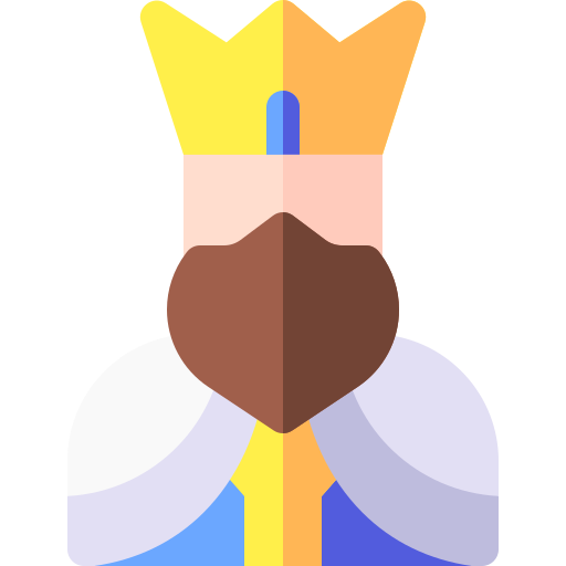 King Basic Rounded Flat icon