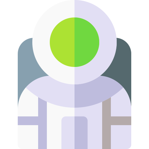 astronaut Basic Rounded Flat icoon