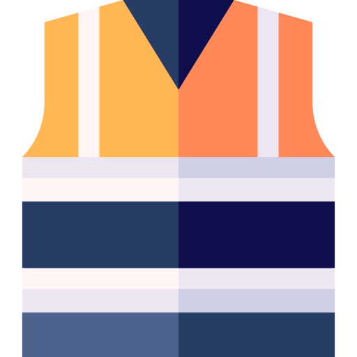 vest Basic Straight Flat icoon