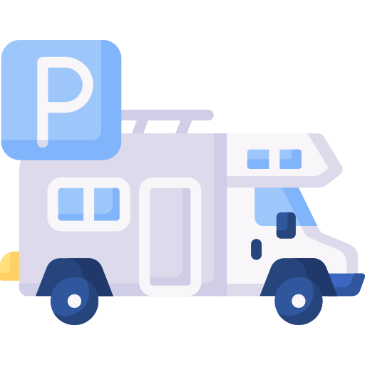Camping van Special Flat icon