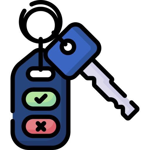 Car key Special Lineal color icon
