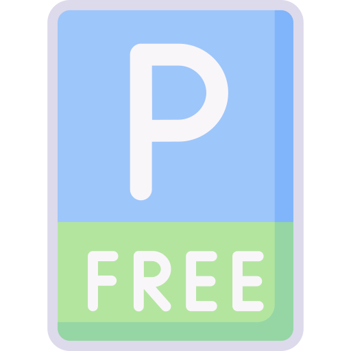 kostenlose parkplätze Special Flat icon