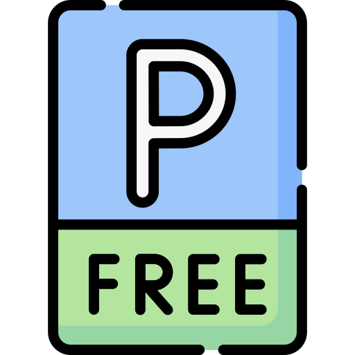 Free parking Special Lineal color icon