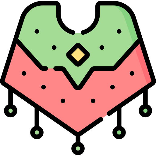Poncho Special Lineal color icon