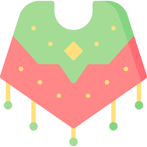 poncho Special Flat icoon