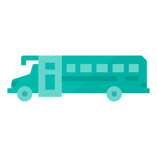 autobús escolar Berkahicon Flat icono