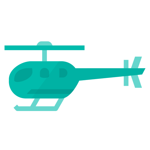 helicóptero Berkahicon Flat icono