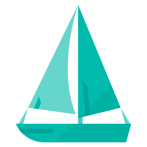 barco de vela Berkahicon Flat icono