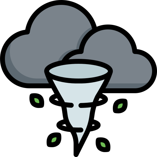 Hurricane Generic Outline Color icon