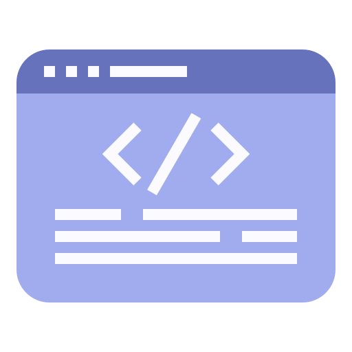 codifica web Generic Flat icona
