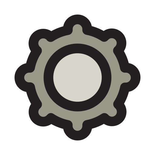 Gear Generic Outline Color icon