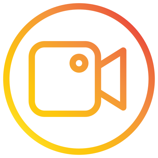 Video camera Generic Gradient icon
