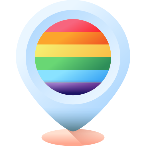 Location 3D Color icon