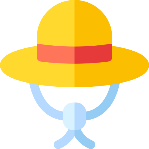 kapelusz pameli Basic Rounded Flat ikona