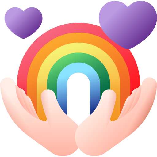 Rainbow 3D Color icon