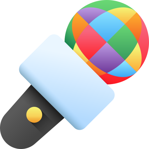 Mic 3D Color icon