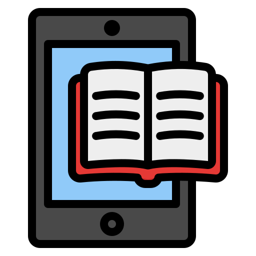 Ebook Generic Outline Color icon