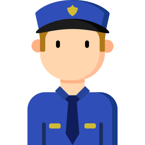 politie agent Generic Flat icoon