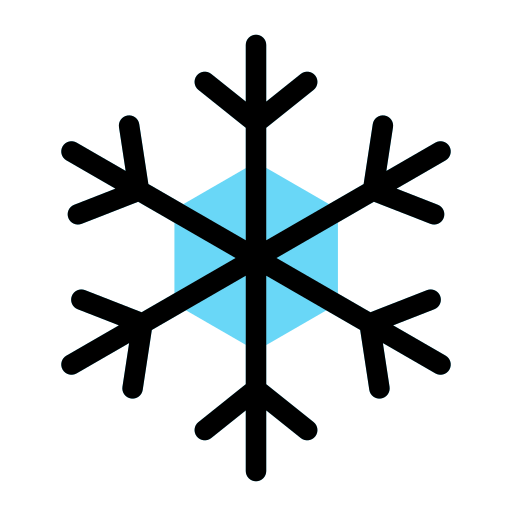 雪 Generic Outline Color icon