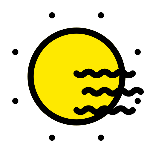 Fog Generic Outline Color icon