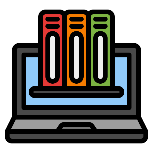 libreria digital Generic Outline Color icono