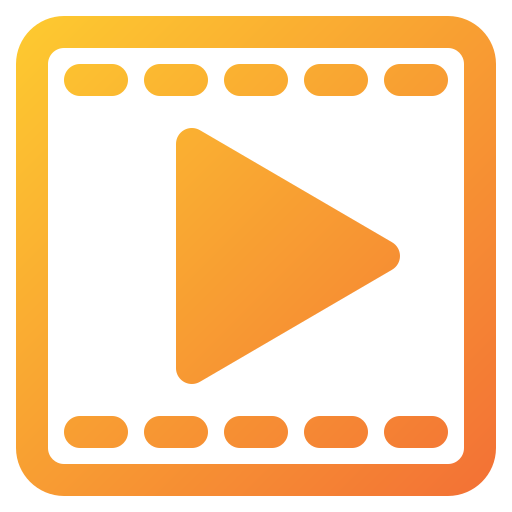 videoplayer Generic Flat Gradient icon