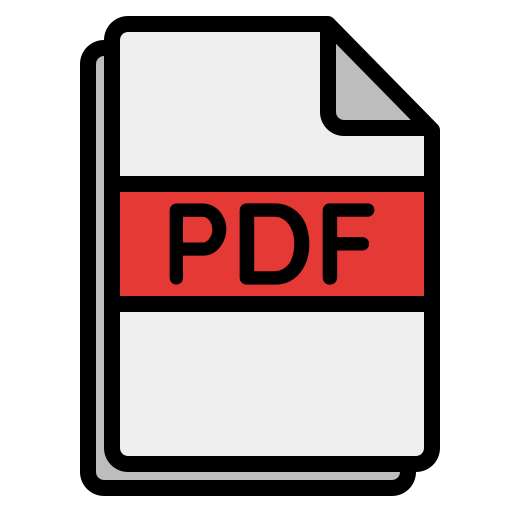 pdf Generic Outline Color ikona