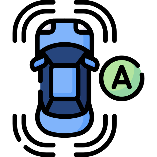 Auto parking Special Lineal color icon
