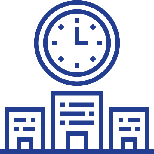 horas de oficina Detailed bright Lineal icono