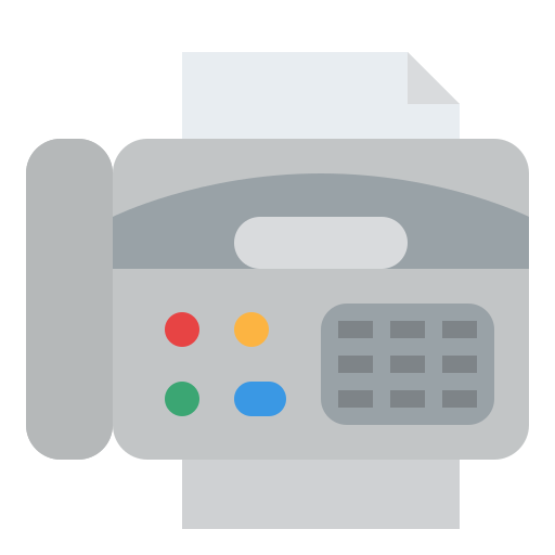 fax Iconixar Flat icona