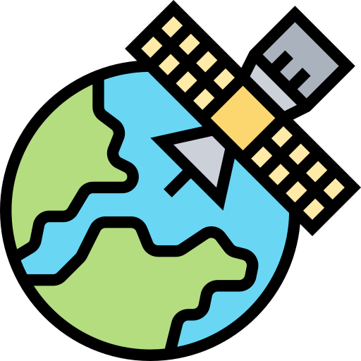 satélite Meticulous Lineal Color icono